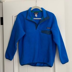 Blue Patagonia sweatshirt